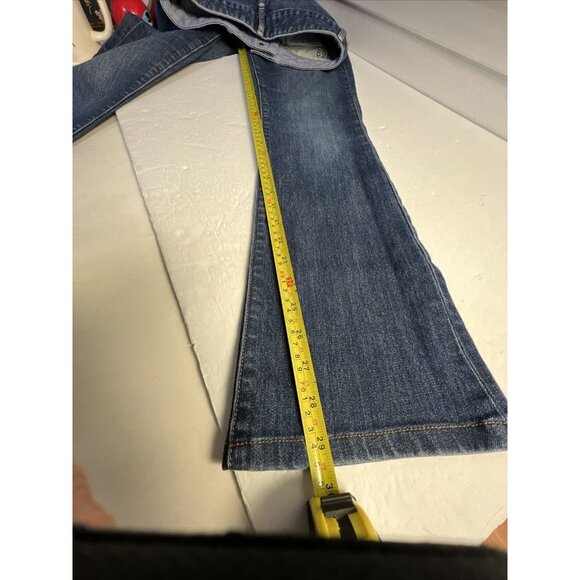 GAP 1969 Women's Short Dark Regular Fit Perfect Bootcut Stretch Jeans size 25/0R - Picture 10 of 11